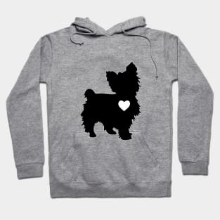 Yorkie Silhouette Hoodie